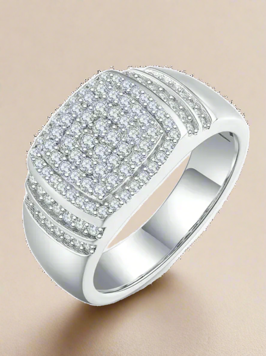Moissanite 925 Sterling Silver Ring
