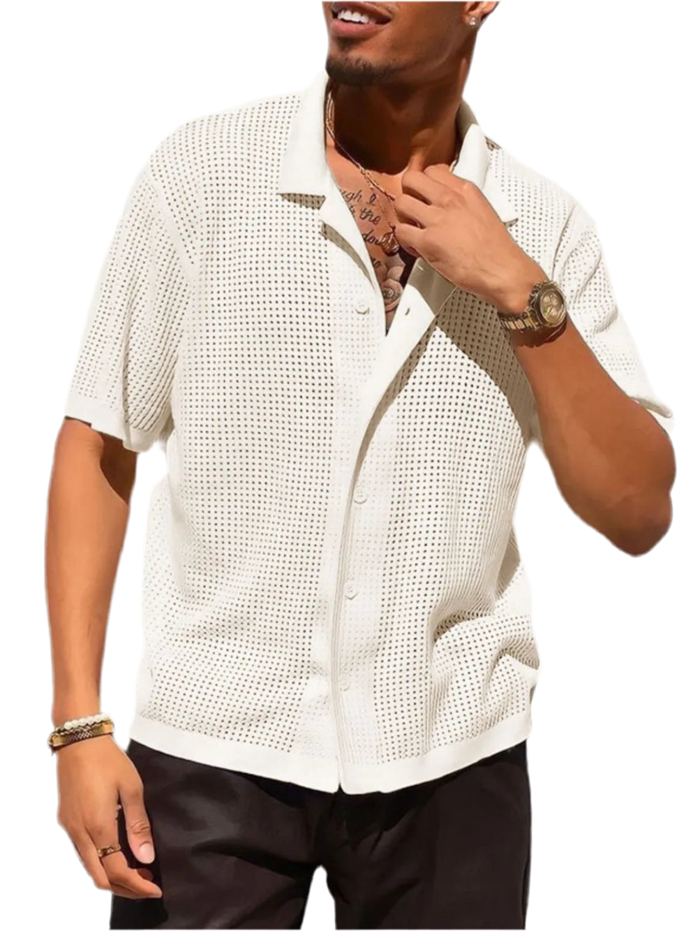 Button Down Collared Neck Shirt