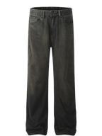 Wash Straight Leg Jeans