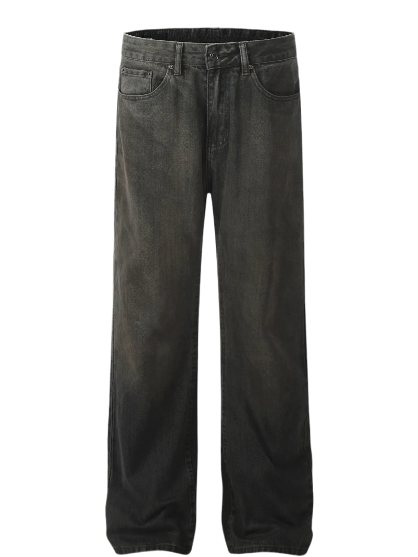 Wash Straight Leg Jeans