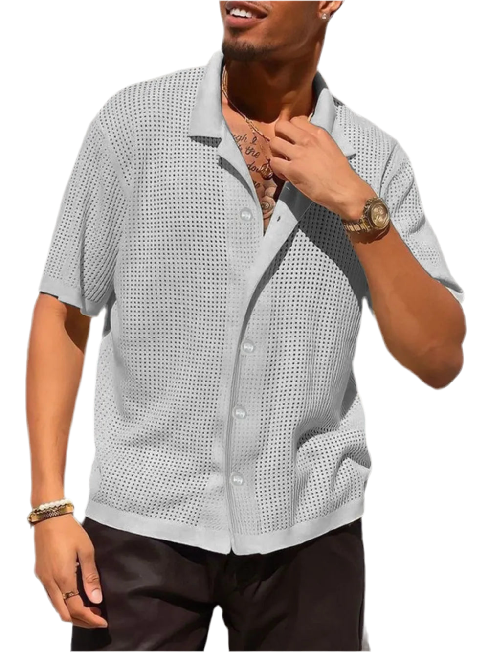Button Down Collared Neck Shirt