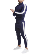Side Stripes Zip Up Top & Pants Set