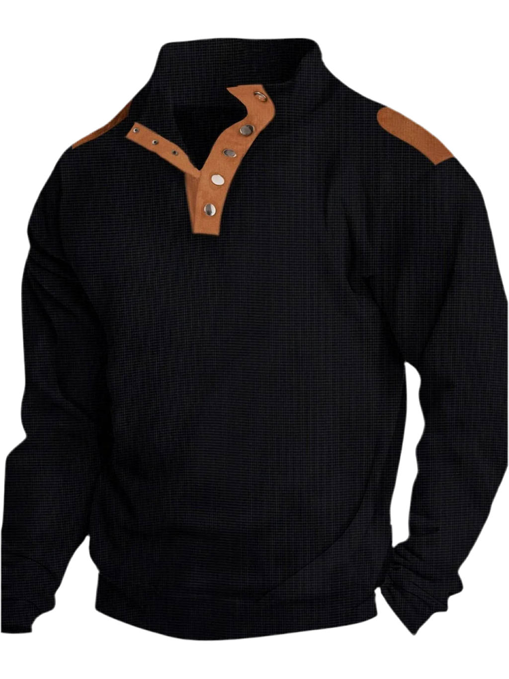 Quarter Snap Long Sleeve Top