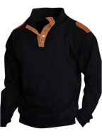Quarter Snap Long Sleeve Top