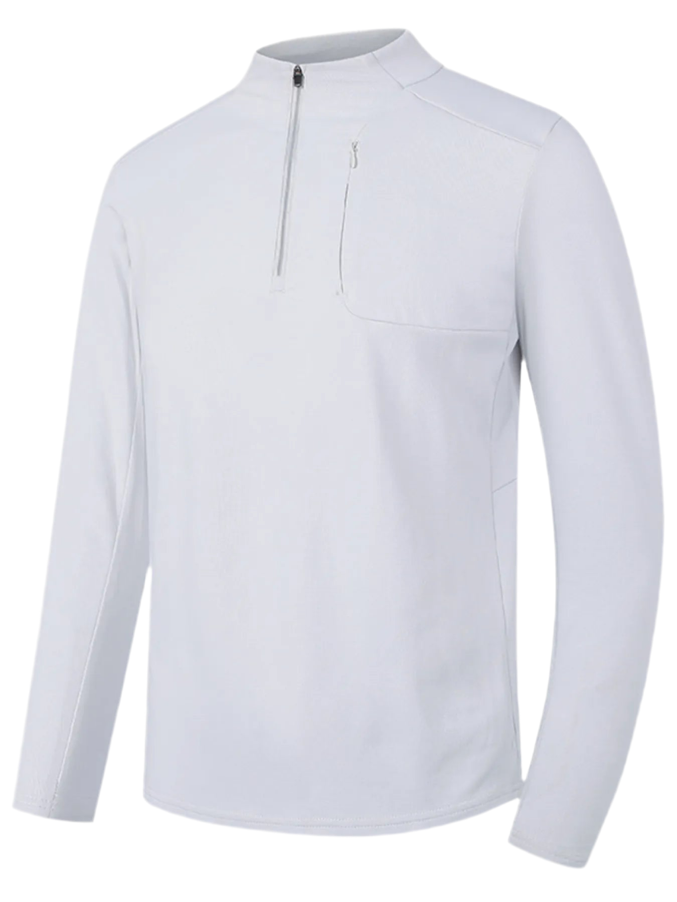 Quarter-Zip Active Long Sleeve T-Shirt