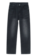 Straight Leg Jeans with Pockets