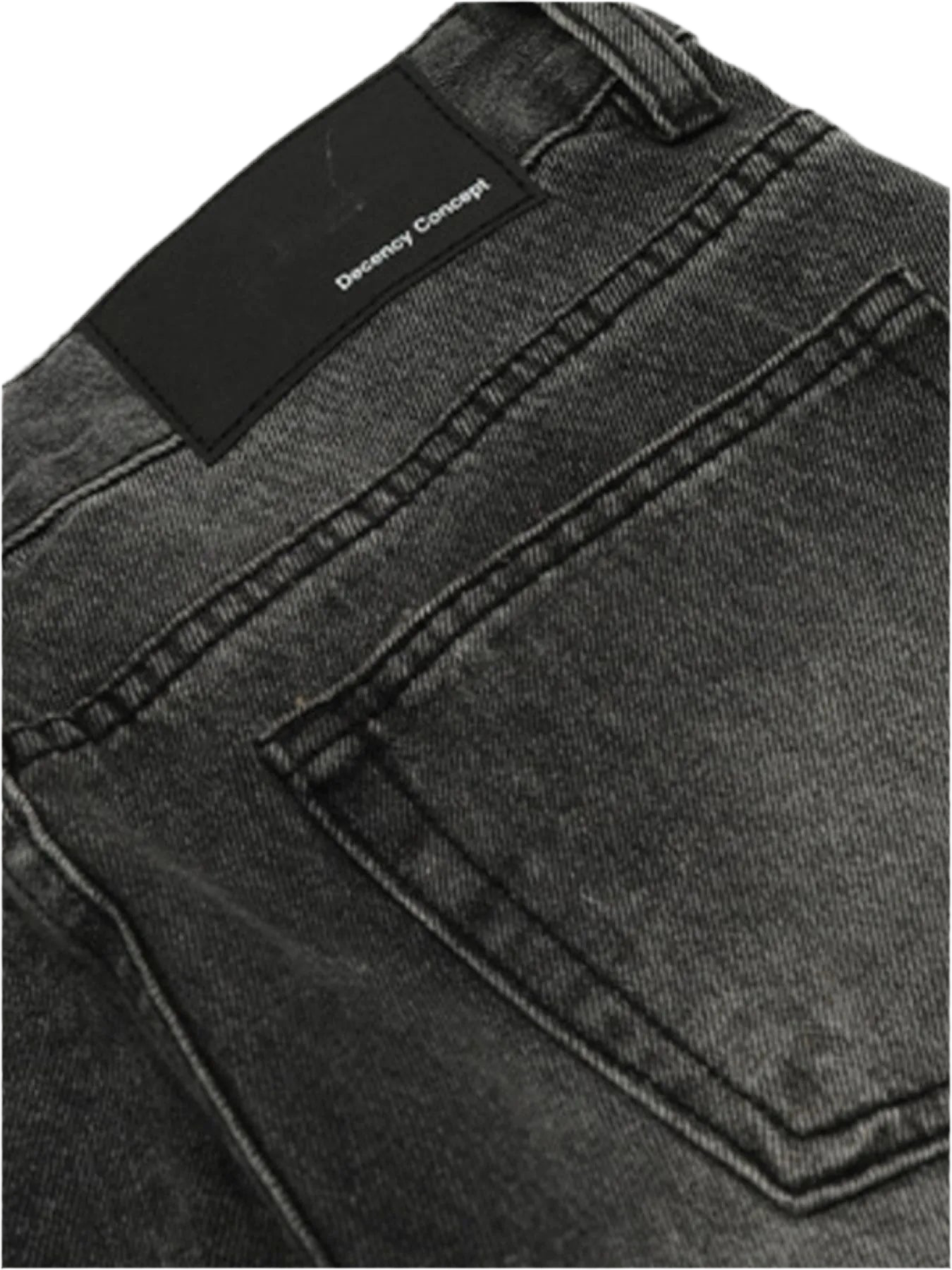 Vintage Washed Straight Leg Jeans