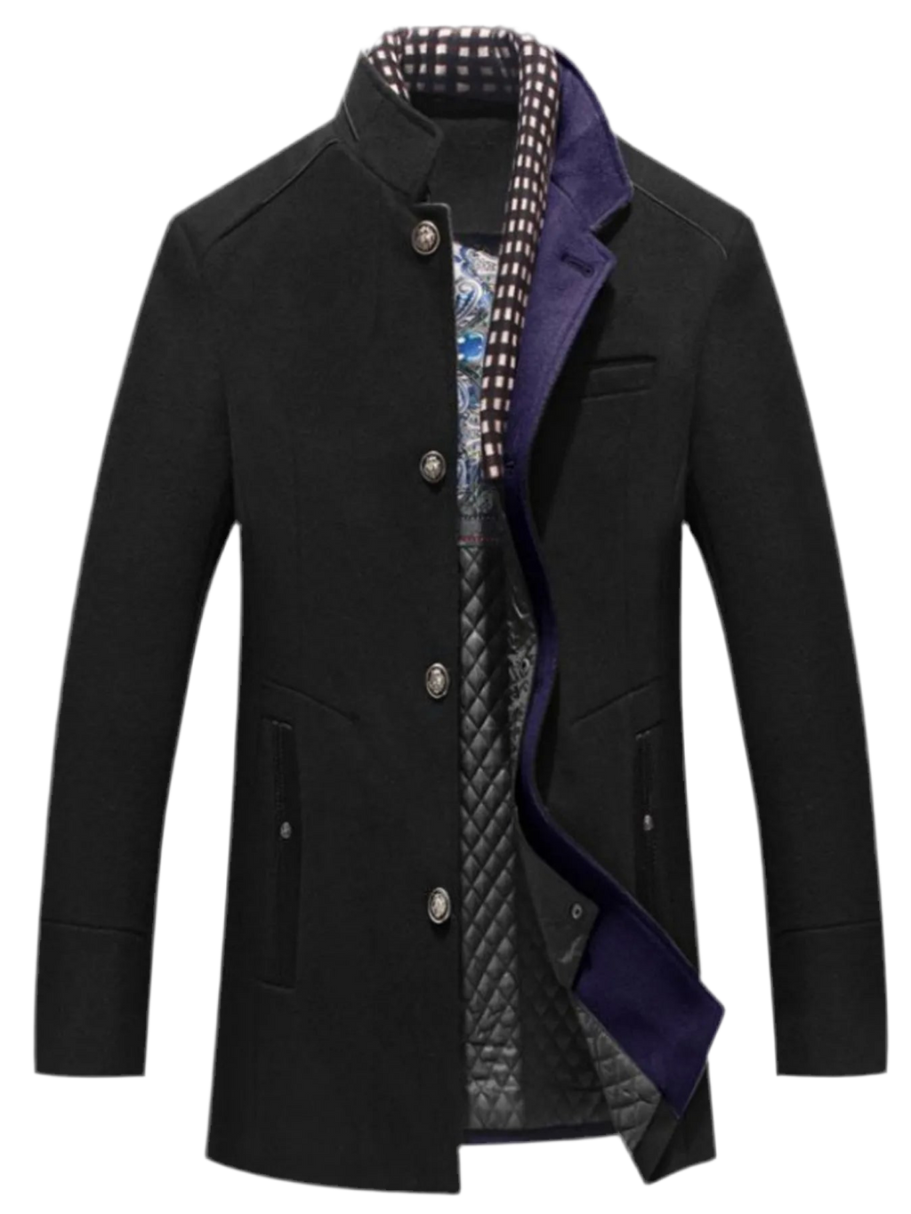 Quilted Inner Long Sleeve Coat