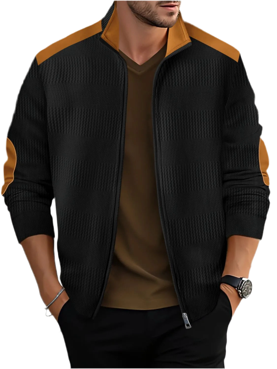 Zip Up Long Sleeve Top
