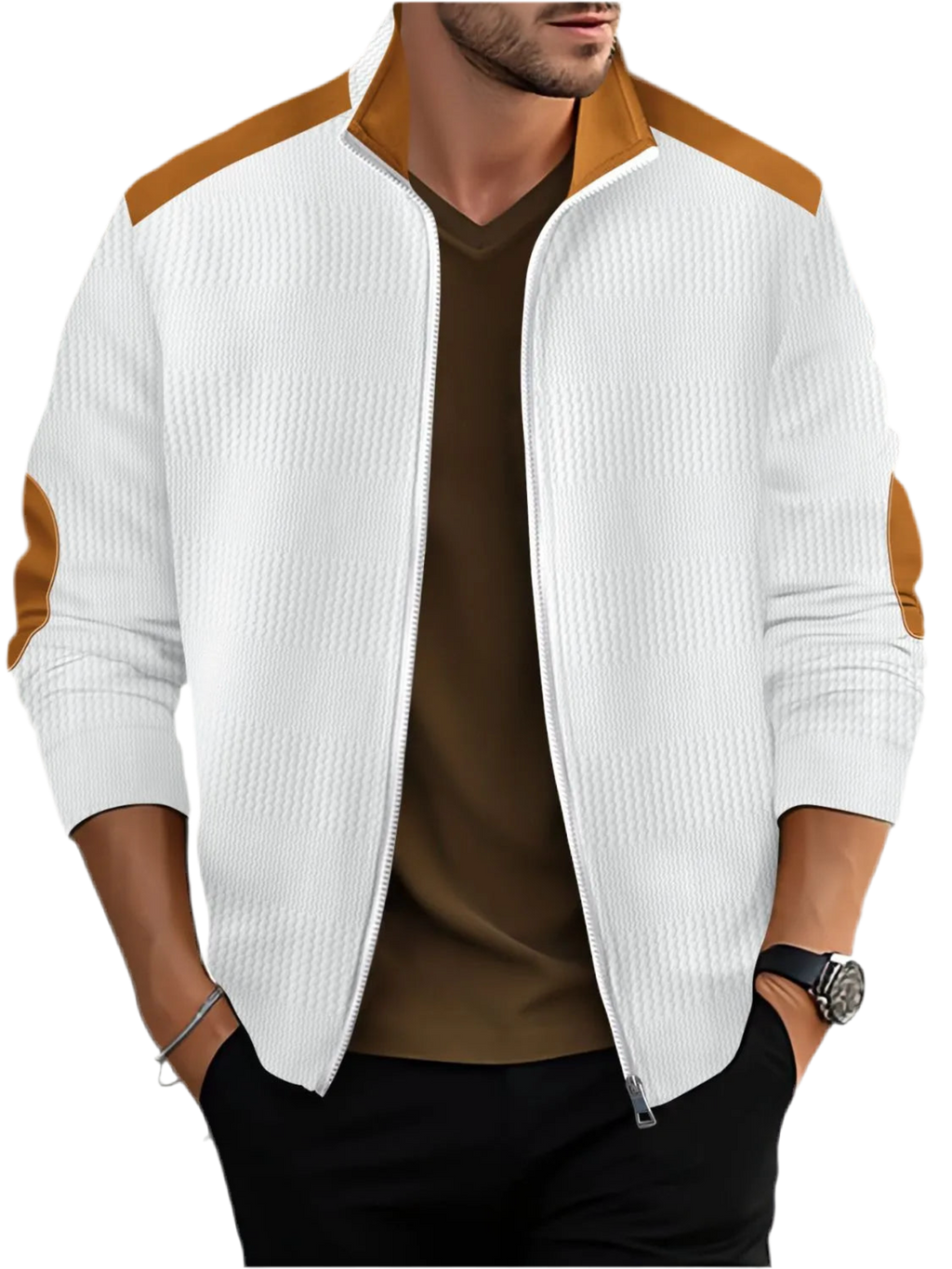 Zip Up Long Sleeve Top