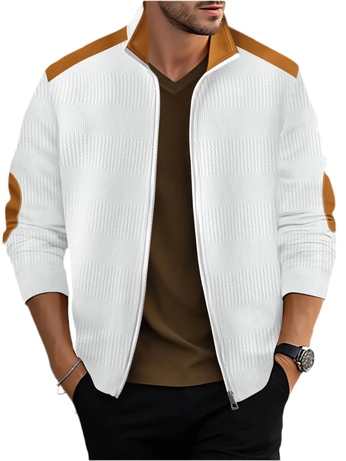Zip Up Long Sleeve Top