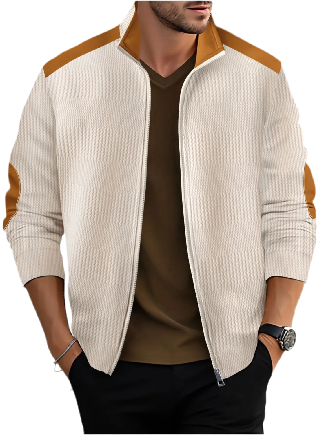 Zip Up Long Sleeve Top