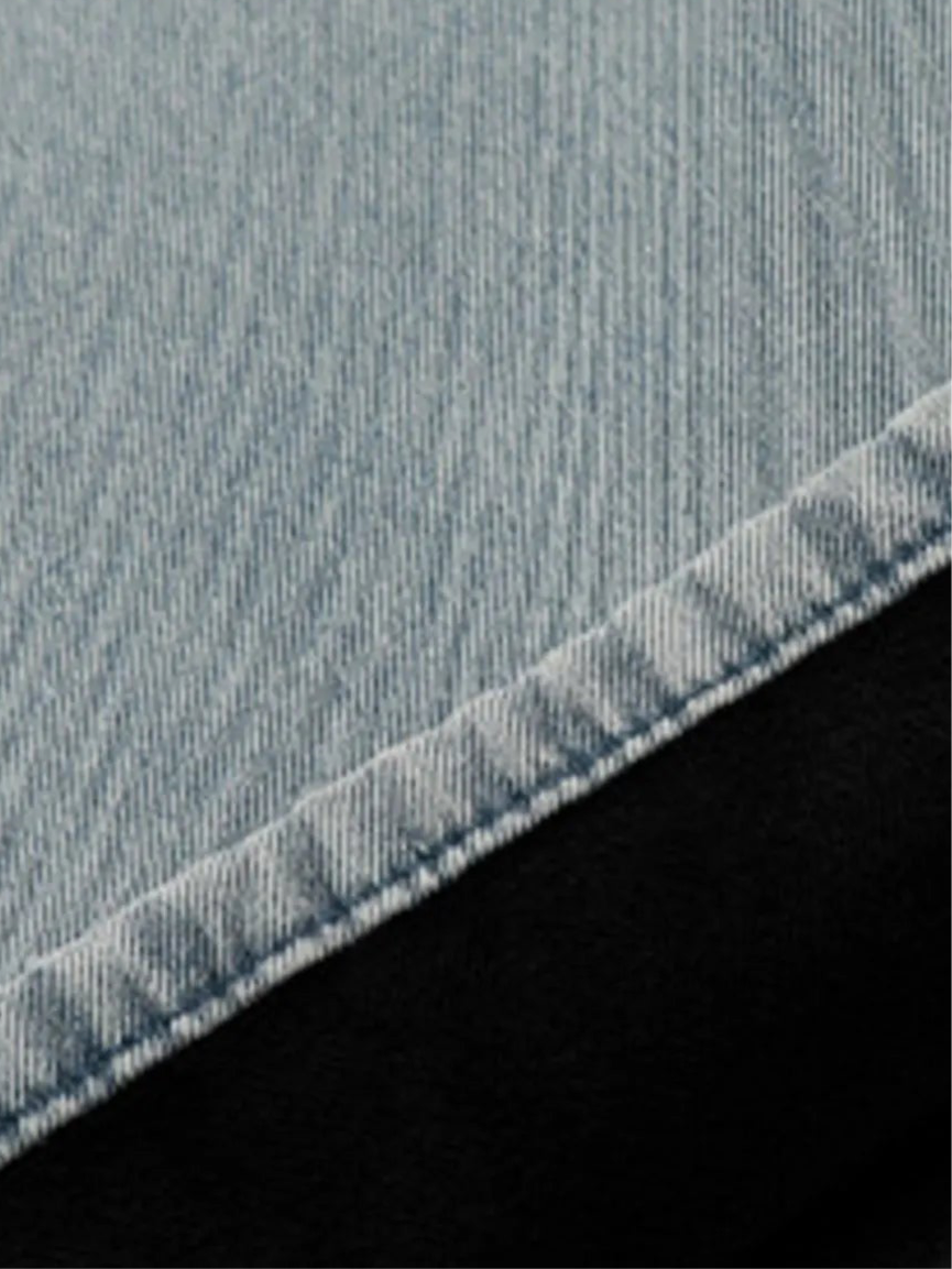 Washed Wide Leg Relaxed Fit Denim Jeans