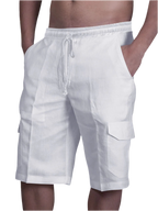 Drawstring Pocketed Shorts