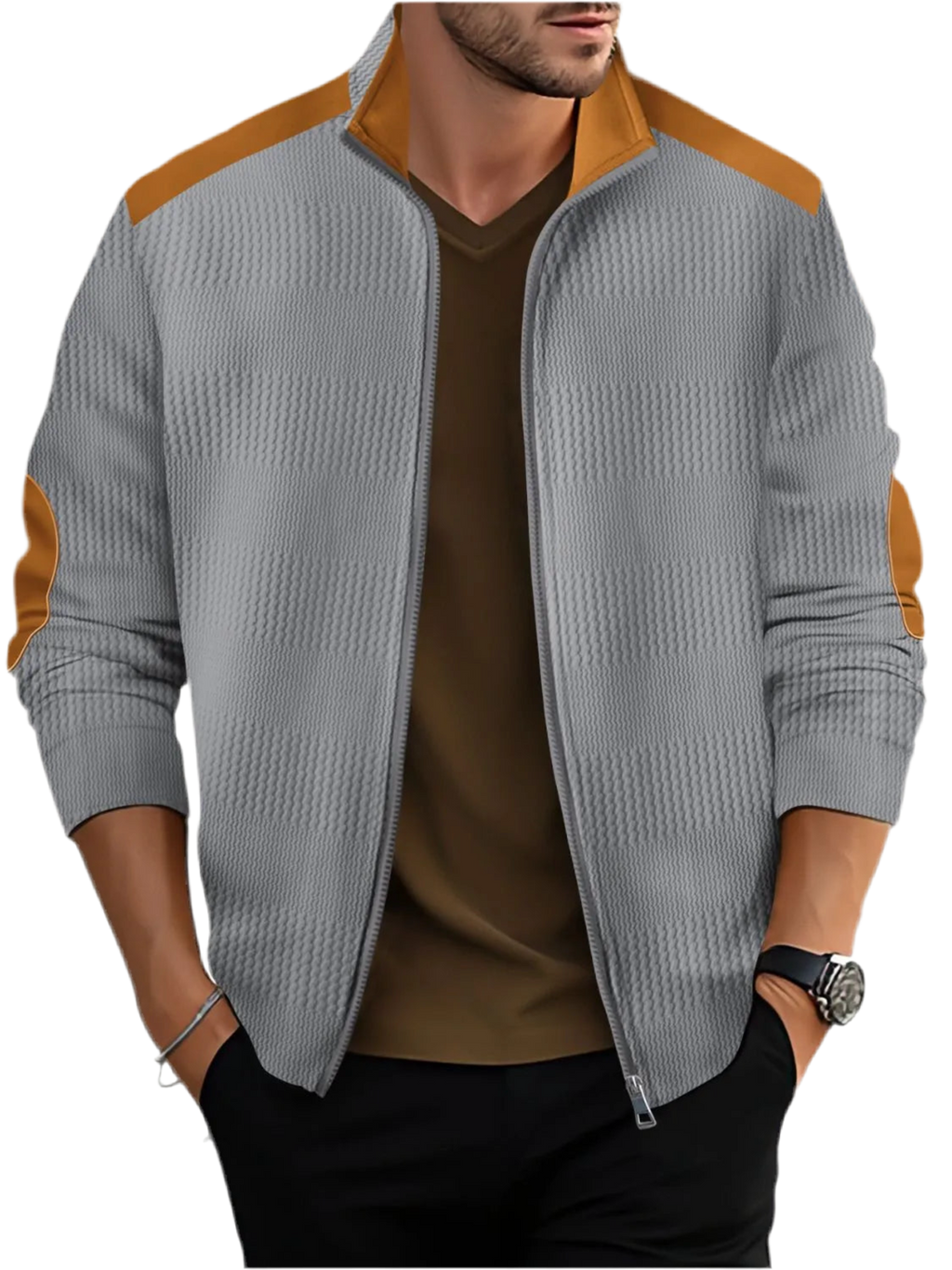 Zip Up Long Sleeve Top