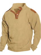 Quarter Snap Long Sleeve Top