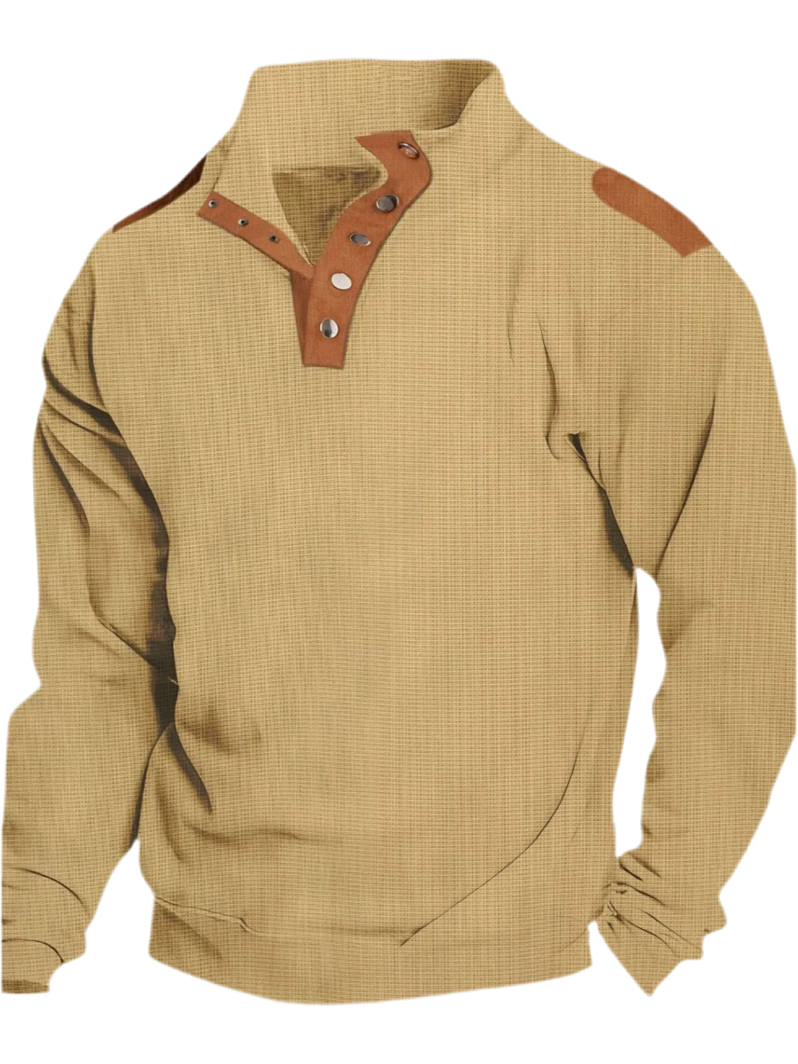 Quarter Snap Long Sleeve Top