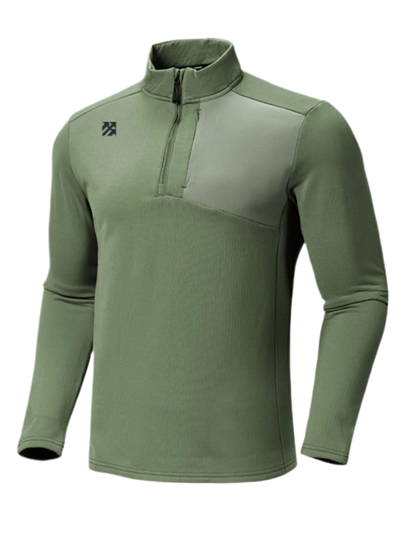 Quarter Zip Long Sleeve Top