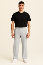 Elastic Waist Pants with Pockets